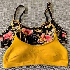 ASOS & H&M bikini tops, adjustable